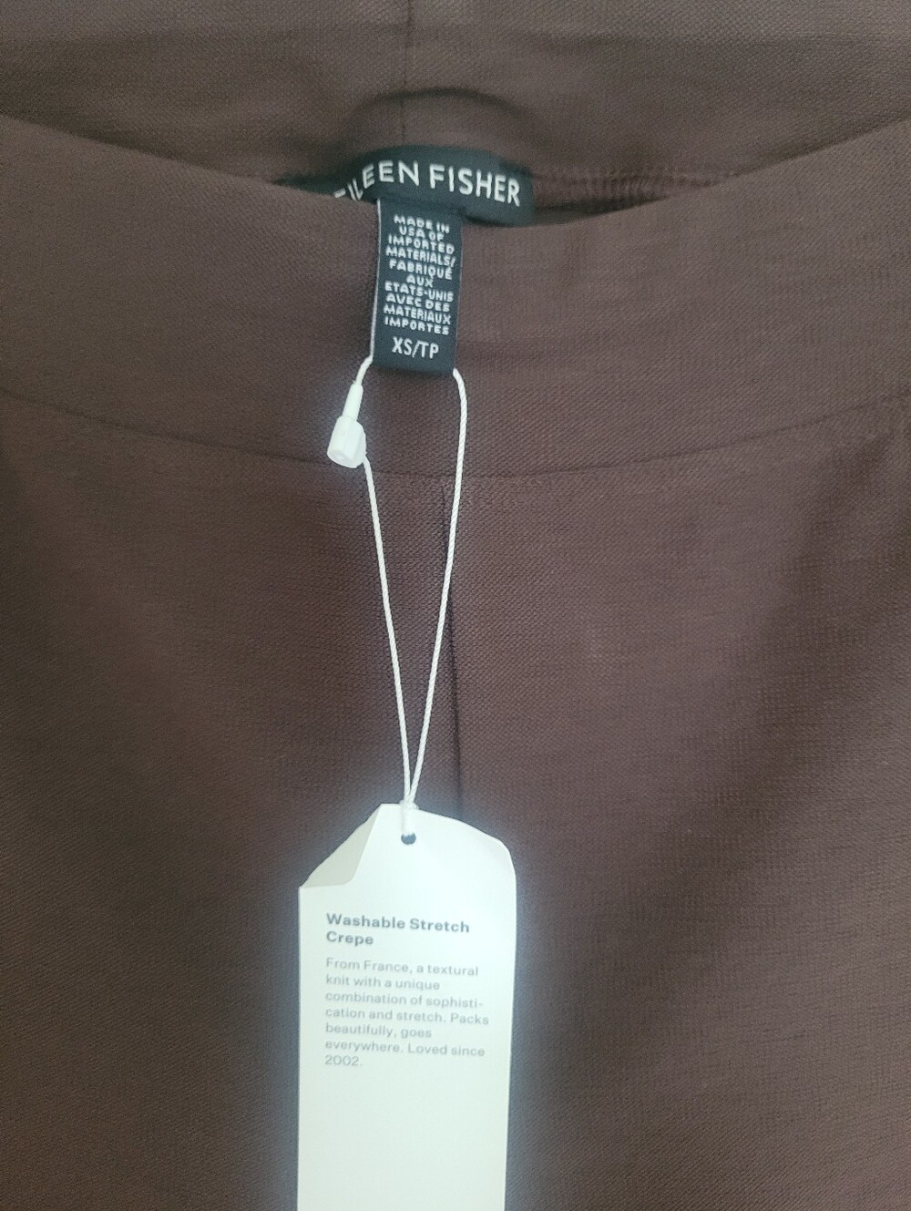 Slim Ankle Pant - Coffee